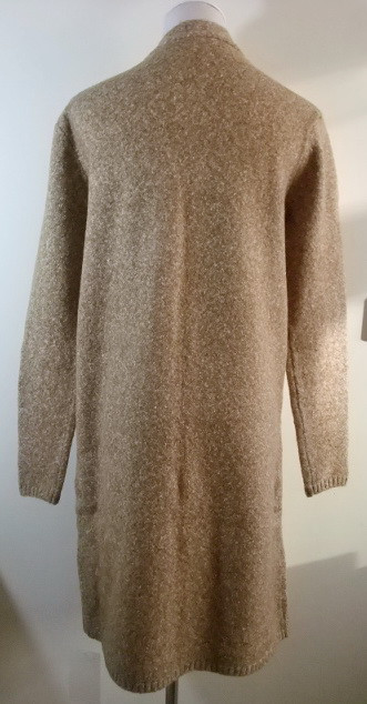 毛皮トリムロングスリーブ女性longstylish編みカーディガン、セーター付きポケット仕入れ・メーカー・工場