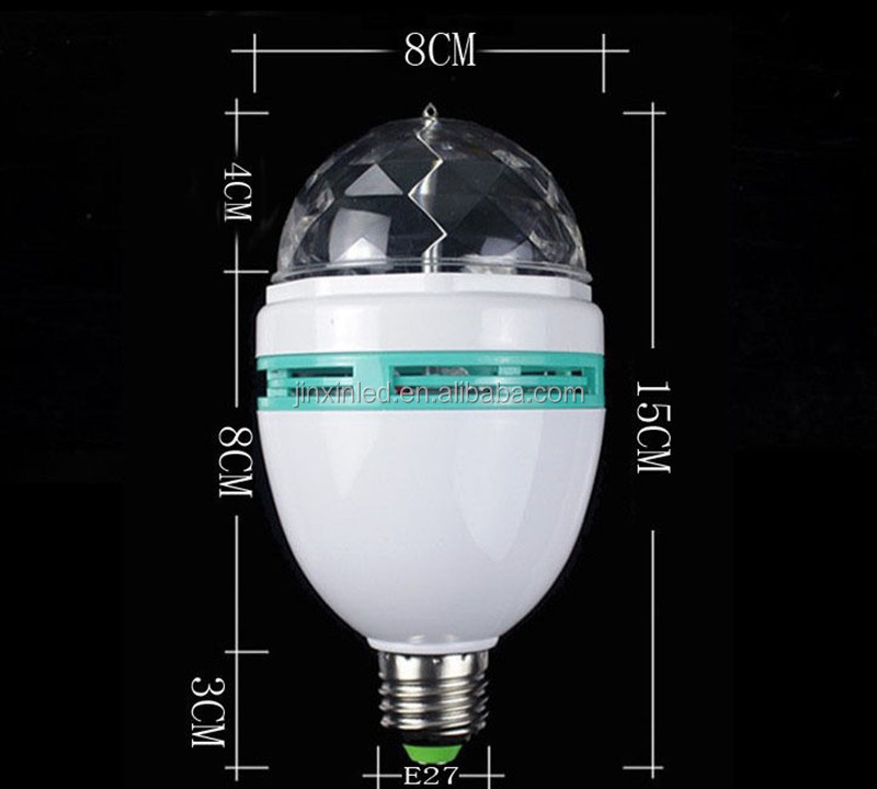 売れ筋2014年３Ｗe26e27led電球、 回転ディスコステージceled電球の光問屋・仕入れ・卸・卸売り