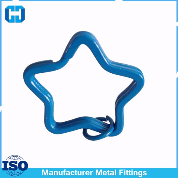 blue star key ring
