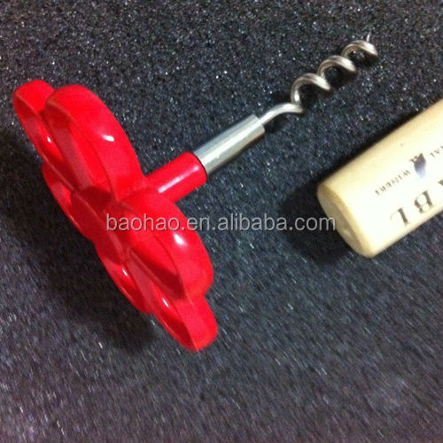Red Wine corkscrew and Rabbit corkscrew set with black corkscrew and foil cutter