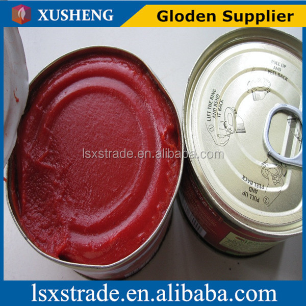 tomato paste with drum packing/Wooden bins/Tin Packing(B)