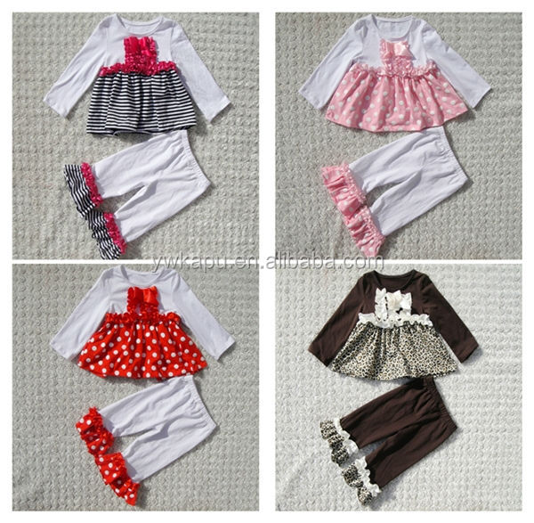 ファッションフリルのシャツの幼児、 女の赤ちゃんのブティックの衣類、 オーガニックベビー服問屋・仕入れ・卸・卸売り
