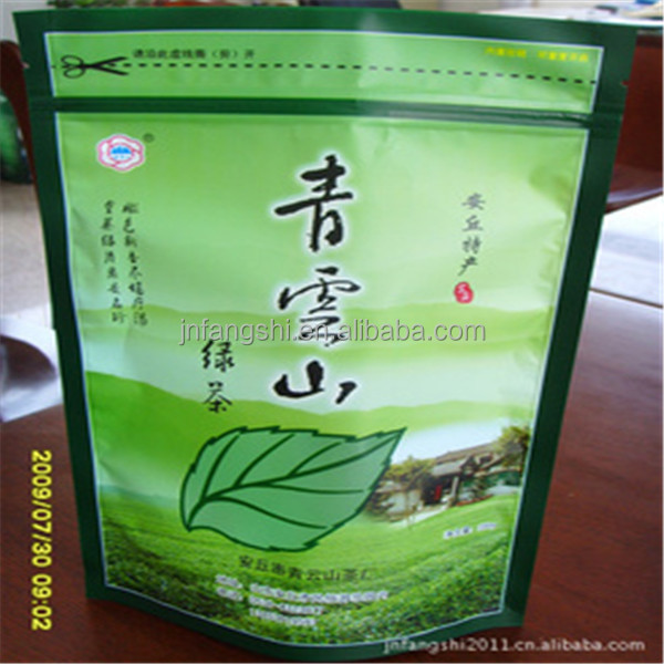 New design doypack empty tea bag for sale