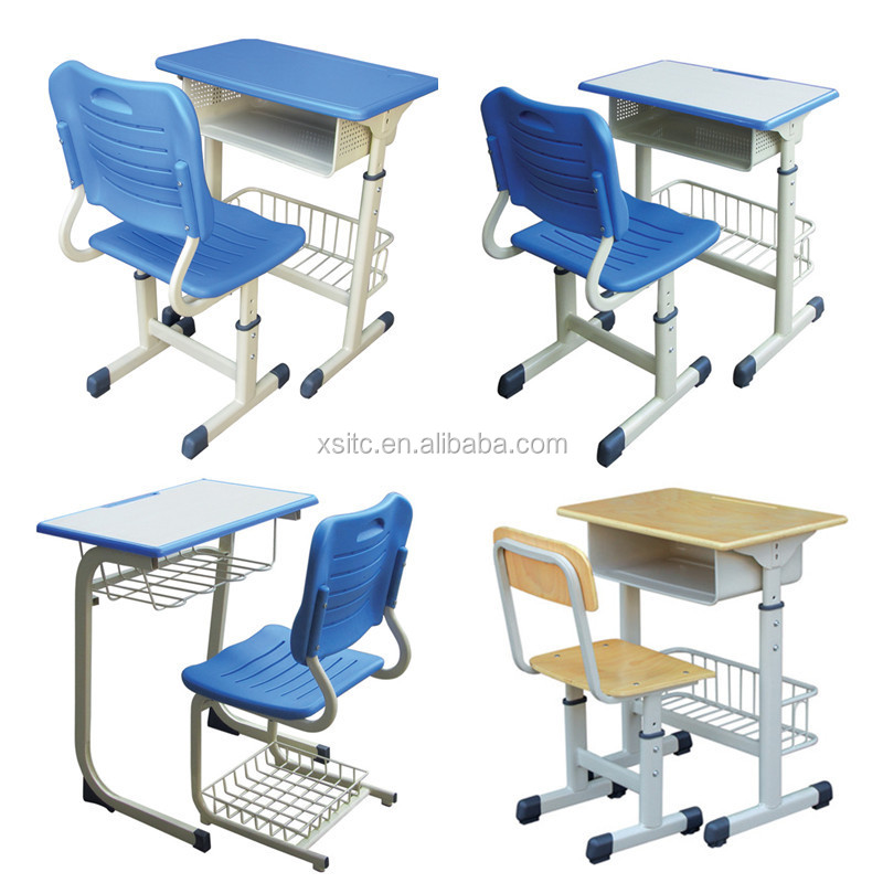 Hotsaleのプラスチックと金属学校机と椅子仕入れ・メーカー・工場