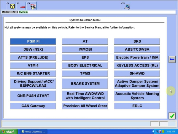 Honda HDS With Double Board Software 3