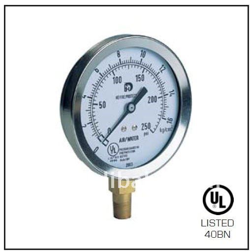 Ul Listed Pressure Gauge Buy Ul Listed Pressure Gauge Product on