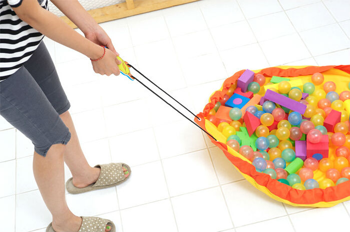 卸売赤ちゃんのプレイマット大きい保存袋ラグボックスストレージのおもちゃおもちゃのための子供の子供の幼児毛布ポータブルオーガナイザー問屋・仕入れ・卸・卸売り