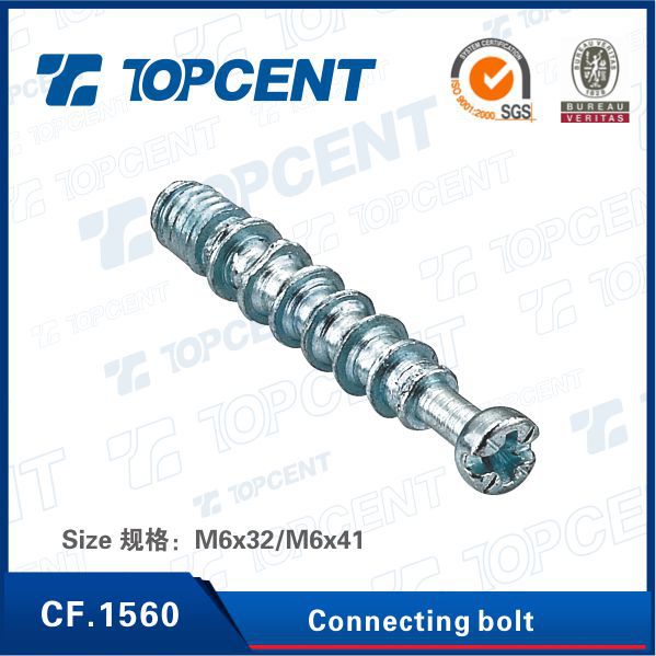 cf。 亜鉛メッキボルトハードウェア1560家具のコネクターボルト仕入れ・メーカー・工場