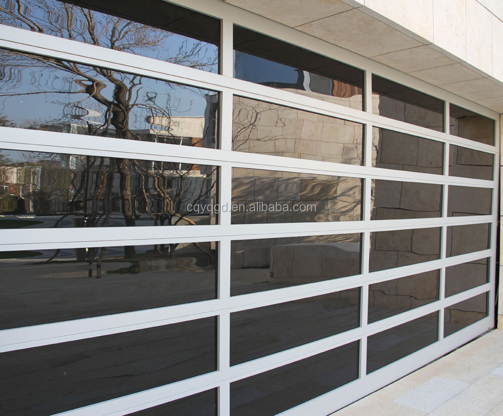 Plexiglass Glass Aluminum Full View Garage Doors Buy Aluminum