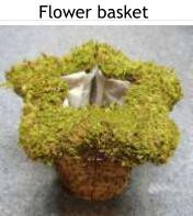 柳の庭の花のプランはバスケットを編む壁のバスケットをぶら下げ仕入れ・メーカー・工場