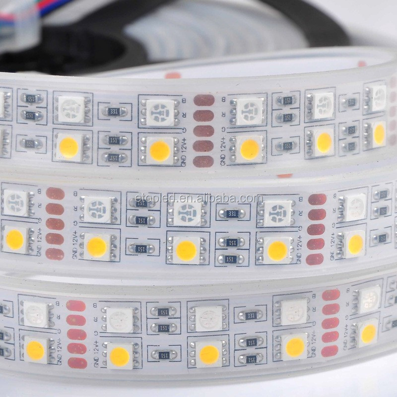 12ボルト5メートル10メートルシリコンチューブ防水smd 5050 rgbw ledフレキシブルストリップ仕入れ・メーカー・工場