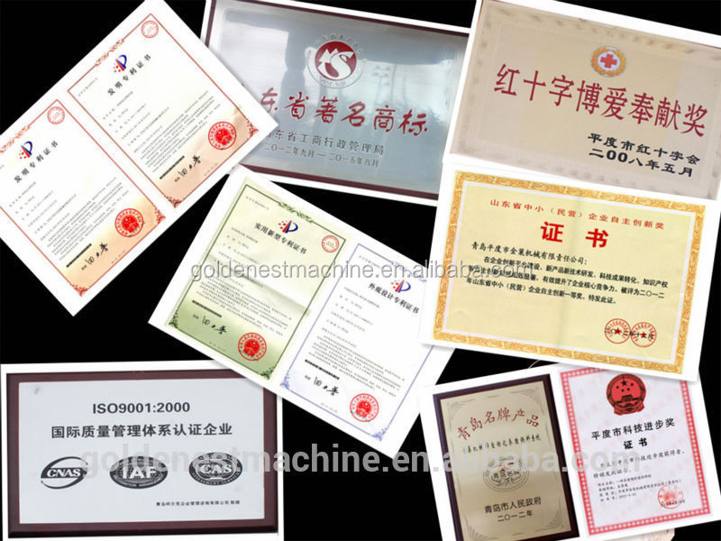 Certificates and patents