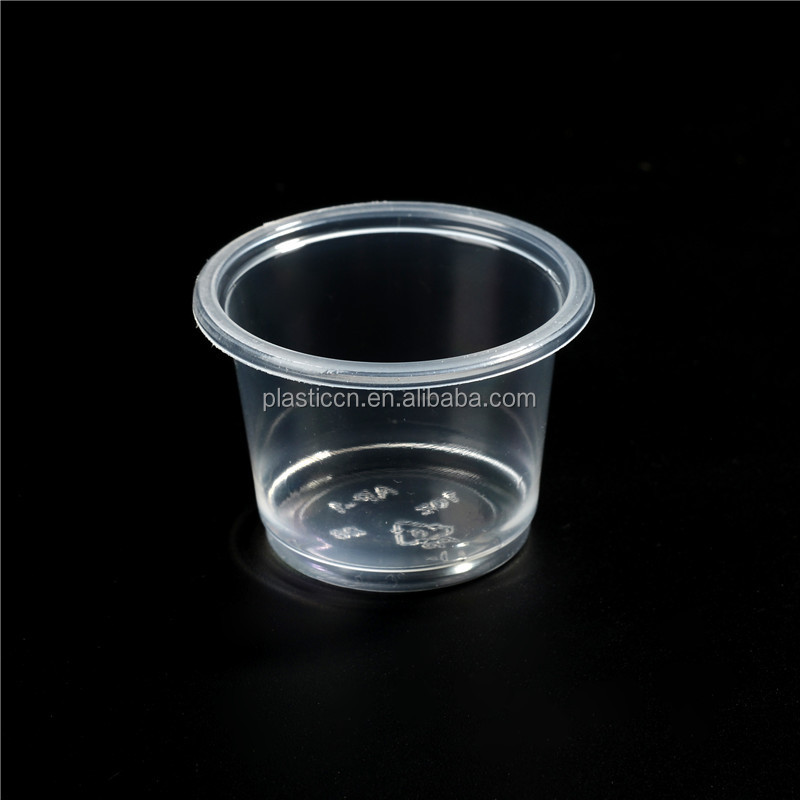 High Quality Transparent Disposable Sauce Cup 30ml Small Pudding Ice Cream  Jelly Takeaway Packaging Cups with Lid - China Polylactic Cup and  Polylactic Acid Cup price