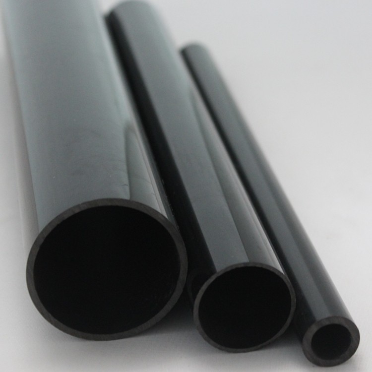 Factory Outlet Black Plastic Rounded Tube Abs Pp Pc Pvc Pipe/tube For