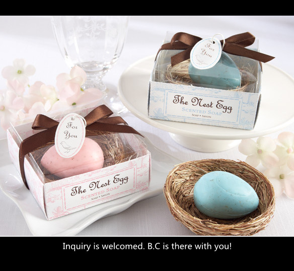 Easter Color Eggs nest clear pvc box