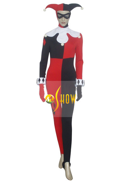 コスプレ衣装バットマンハーレークインdr。 harleenquinzelハロウィーンパーティーコスプレ衣装販売のための問屋・仕入れ・卸・卸売り