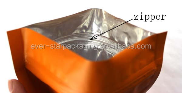 customジッパーのついた高品質アルミ箔のzipロック袋を製造しています問屋・仕入れ・卸・卸売り