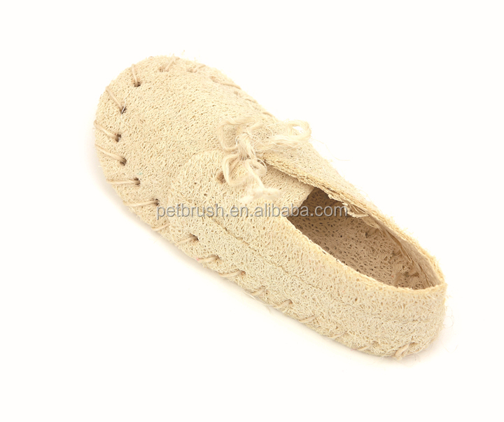 natural color loofah sponge pet dog and cat sex toy