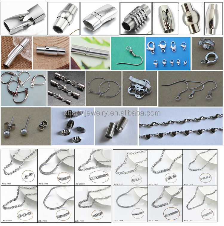 Bxg032 Stainless Steel Clasps,Crimp Clasp For Jewelry Findings Diy Jewelry Components Buy