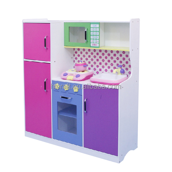 甘い82*30*100cmスクリーンプリントmdfの子供木製キッチンabs付きプラスチック製のシンクと蛇口の付属品、 キッチン2015キッズプレイ問屋・仕入れ・卸・卸売り