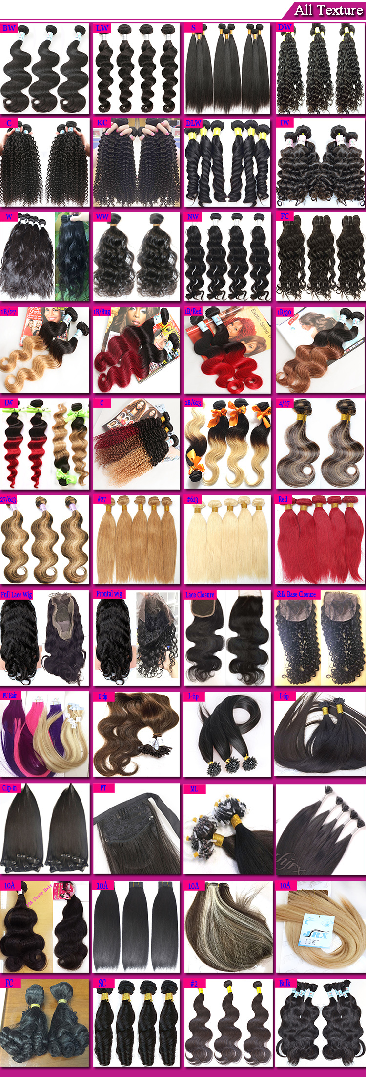 Two Color Human Brazilian Ombre Hair Weave Real Mink Brazilian