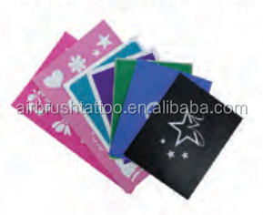 glitter tattoo stencils