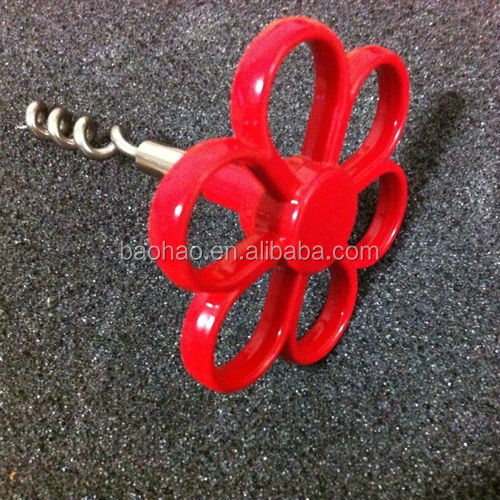 Red Wine corkscrew and Rabbit corkscrew set with black corkscrew and foil cutter