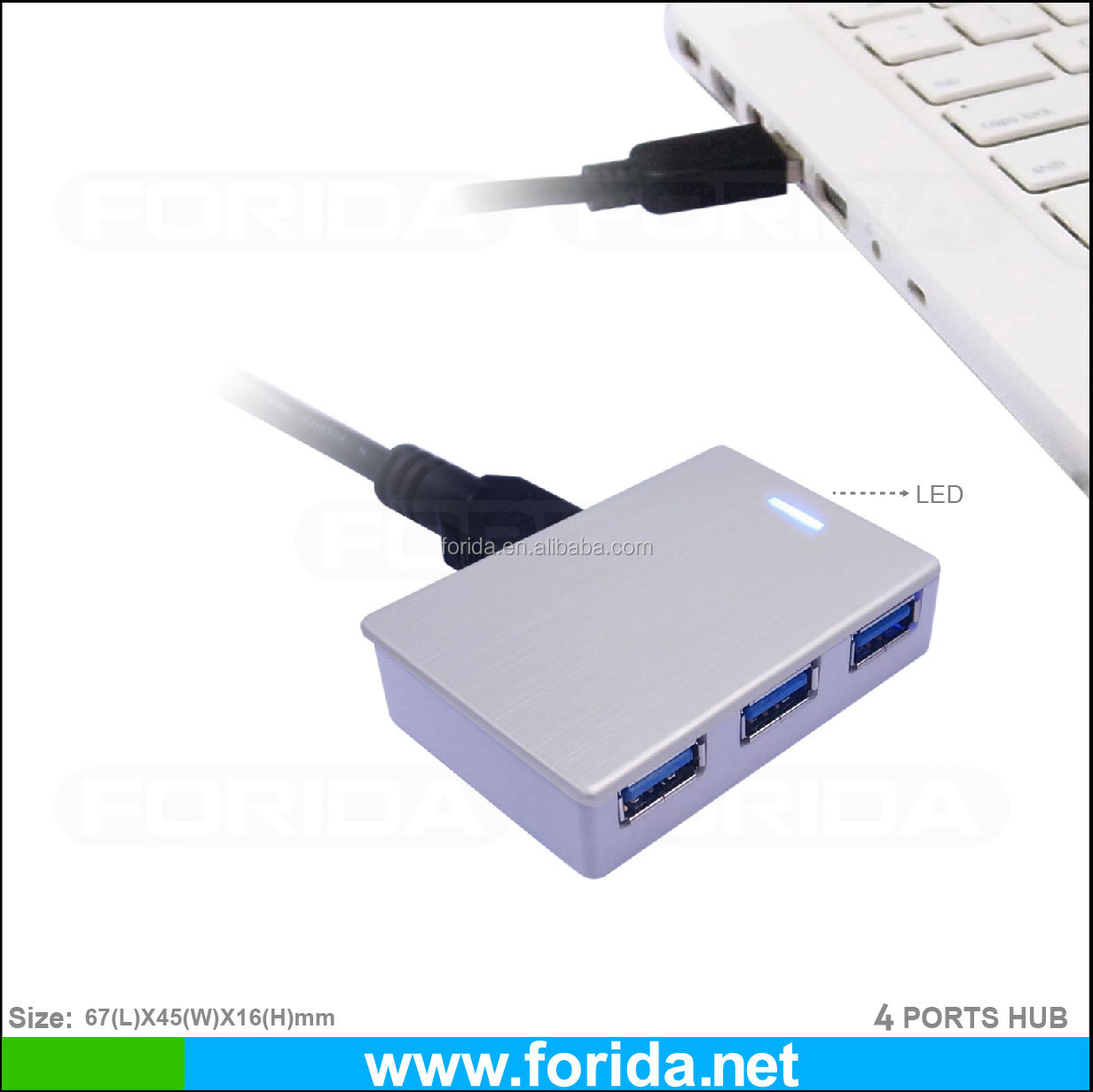 Alumniumsuperspeedusb3.04- ポートgl3520ハブ充電器問屋・仕入れ・卸・卸売り