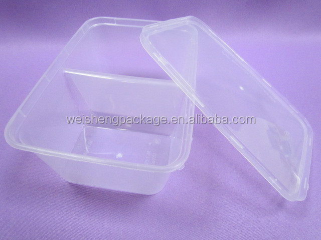 コンパートメントの食べ物熱い販売22015透明なプラスチック容器、 使い捨て食品容器、 食品包装容器仕入れ・メーカー・工場