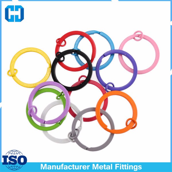 colorful split key ring