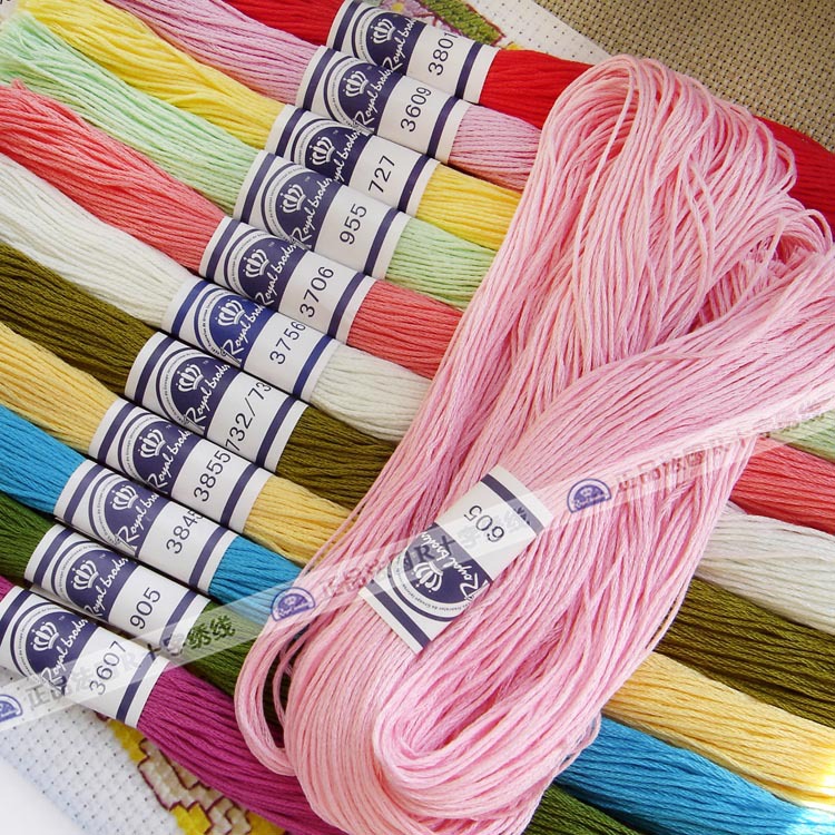 100％木綿糸卸447100mdmc色のクロスステッチの糸仕入れ・メーカー・工場