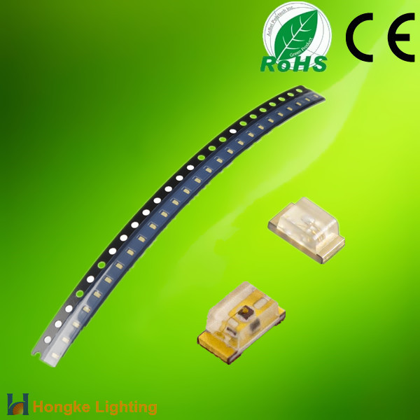 Super Bright Surface Mount Light Emitting Diode 2V 110mcd Yellow Color 0603 SMD LED