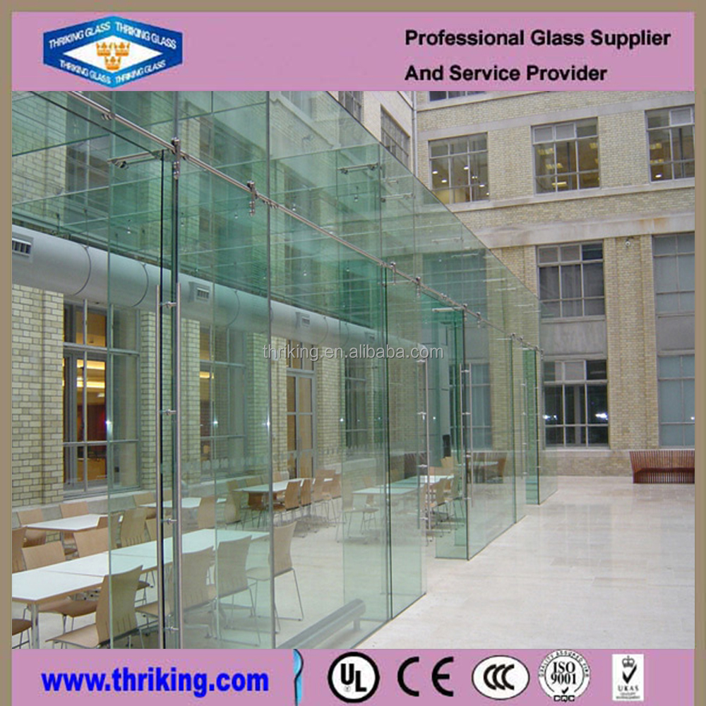 glass partition office walls tempered toughened glass panels