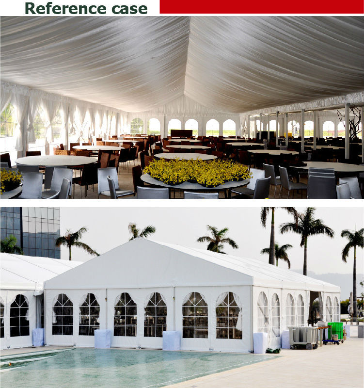 White Luxury Wedding Marquee Tent with Full Line Accessories