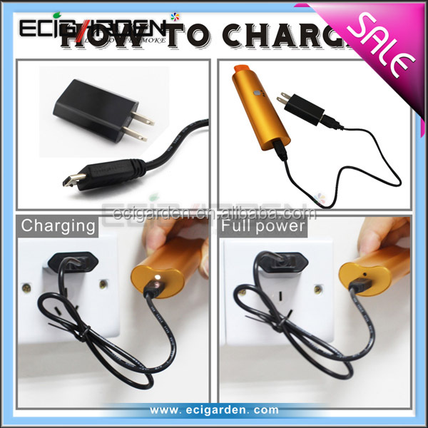 2014 high quality product ecigarden e cigarette dry herb pex