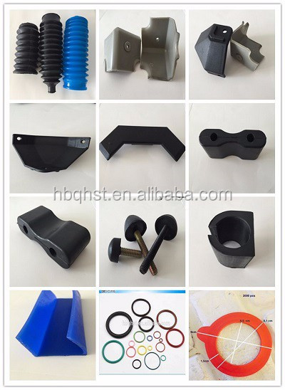 Custom special colorful OEM auto rubber and plastic silicone molded parts