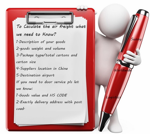 Fast air freight from China to  Jordan