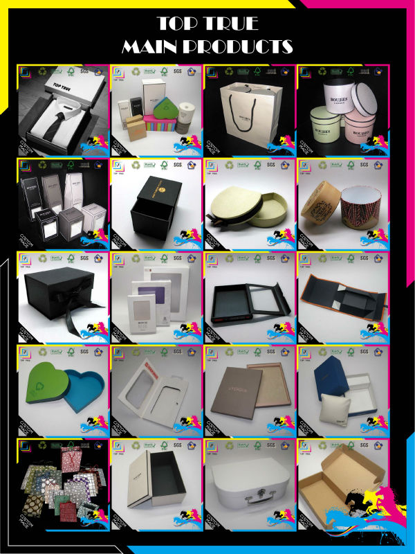 Custom design paper packaging pack Tea tin box