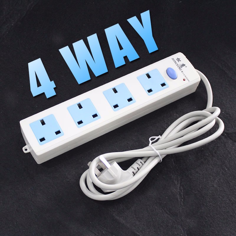 Uk 13amp Electric Multi Extension Socket With Usb Power Extension