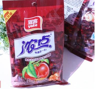 Yake 32g Nongdian series filled fruit hard candy