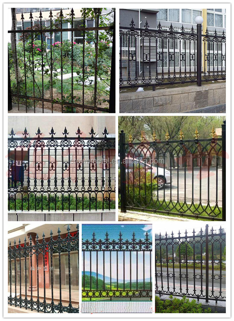 Home Usage Faux Wrought Iron Security Fence For Sale Buy Used Wrought Iron Fencing,Used