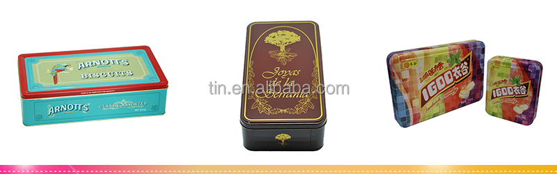 middle round chocolate bars tin box hard candy tin can packing