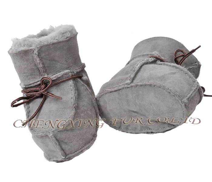 Cx- シューズ- 05aファッション本物の羊皮の毛皮の面白い赤ちゃんの靴問屋・仕入れ・卸・卸売り