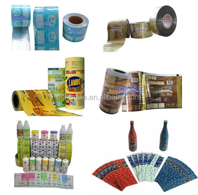 custom printing chocolate bar packaging roll film / food safe nuts plastic film / Laminated food grade plastic film