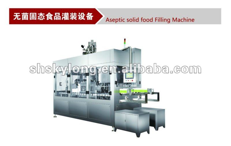 aseptic soft can solid food filling machine for meat,mushroom,bean