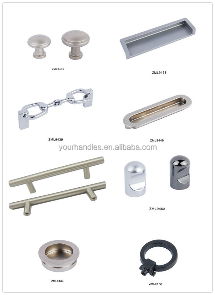 Concealed Plastic Flush Drawer Pull For Decorative Furniture