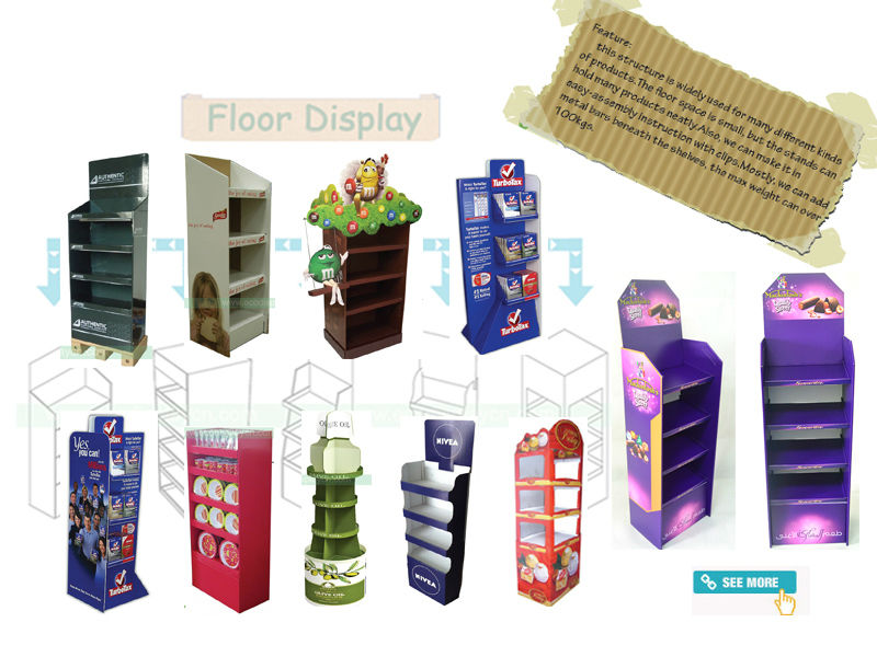High Quality Cardboard Countertop Display for Lollipop Display