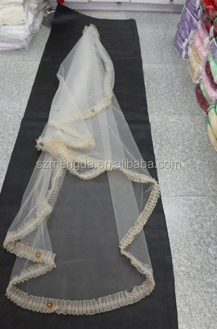 カテドラルの新しいレディースveil2014長い花嫁の結婚式のベール問屋・仕入れ・卸・卸売り