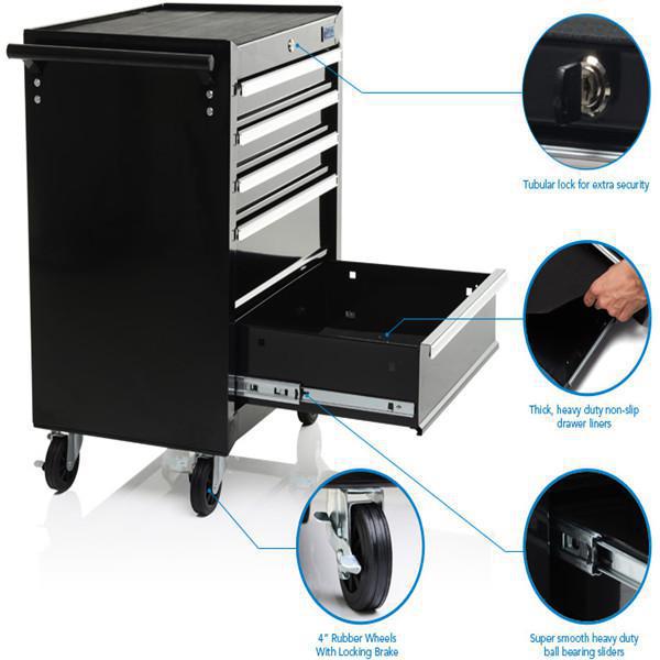 Us General Stainless Steel 72" Tool Box Wih Wheels Rolling Metal Tool Box Made In China Buy Us