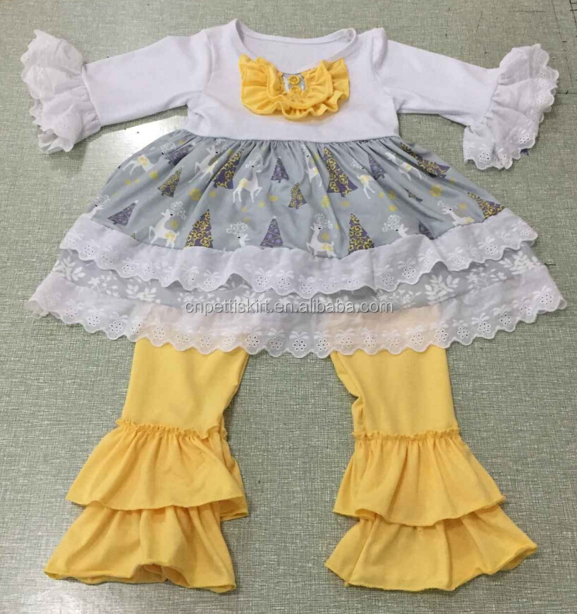 2016冬の女の子の服新生児服ブティッククリスマスパジャマ販売価格仕入れ・メーカー・工場